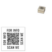 Personalisierte QR-Code-Briefmarke Gummistempel (Stempel)