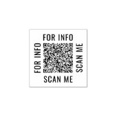 Personalisierte QR-Code-Briefmarke Gummistempel (Prägung)