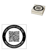 Personalisierte QR-Code-Briefmarke Gummistempel (Stempel)