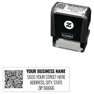Personalisierte QR-Code-Briefmarke Permastempel