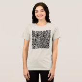 Personalisierte QR-Code-Scan-Informationen zum Fun Tri-Blend Shirt (Vorderseite voll)