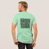 Personalisierte QR-Code-Scan-Informationen zum Fun Tri-Blend Shirt (Rückseite voll)