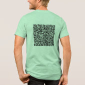 Personalisierte QR-Code-Scan-Informationen zum Fun Tri-Blend Shirt (Rückseite)