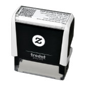 Personalisierte QR-Codeadresse Selbstfarbige Brief Permastempel (Produkt)