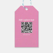 personalisierte QR-Website mit benutzerdefinierten Geschenkanhänger (Vorderseite)