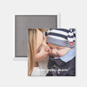Personalisierte Quadratmagnete Einmalgeschenke für Magnet (Vorderseite/Rückseite)
