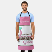 Personalisierte Quarantäne-Backkönigin Schürze (Getragen)