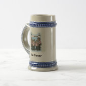 Personalisierte Quartett-Tasse Bierglas (Vorderseite Links)