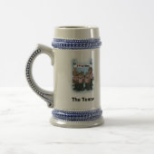 Personalisierte Quartett-Tasse Bierglas (Links)