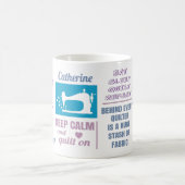 Personalisierte Quiltierungen Kaffeetasse (Mittel)