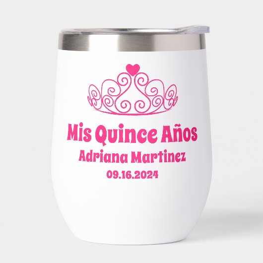 Personalisierte Quince Crown Años Gastgeschenke (Links)