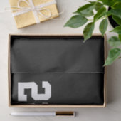 Personalisierte Racing Flag Schwarz-Weiß Seidenpapier (Geschenk)