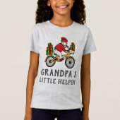 Personalisierte Radfahrer-Weihnachtszuchtfamilie T-Shirt (Vorderseite)