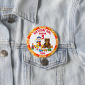 Personalisierte Rag-Puppe und Teddy-Kids-Alter Button (Beispiel)