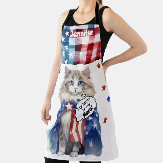 Personalisierte Ragdoll Cat Mama All-Over Print Sc Schürze (InSitu)