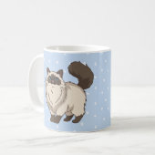 Personalisierte Ragdoll-Katzenmutter Kaffeetasse (Vorderseite Links)