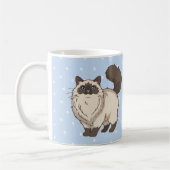 Personalisierte Ragdoll-Katzenmutter Kaffeetasse (Links)