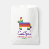 Personalisierte Rainbow Birthday Party Piñata Fies Geschenktütchen (Vorderseite)