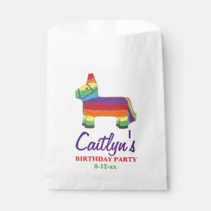 Personalisierte Rainbow Birthday Party Piñata Fies Geschenktütchen