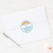 Personalisierte Rainbow Birthday Party Stickers (Umschlag)