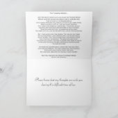 Personalisierte Rainbow Bridge Pet Beileid Condole Karte (Innenseite)