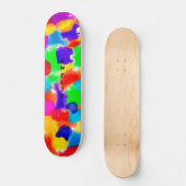 Personalisierte Rainbow Color Splash Skateboard (Vorderseite)