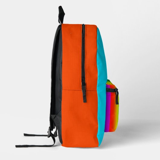 Personalisierte Rainbow-Farben Bedruckter Rucksack (Links)
