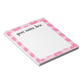 Personalisierte Rainbow Girls Notepad Notizblock (angewinkelt)