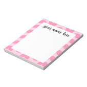 Personalisierte Rainbow Girls Notepad Notizblock (Rotiert)