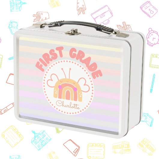 Personalisierte Rainbow Lunch Box