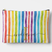 Personalisierte Rainbow-Monogramm-Streifen