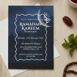 Personalisierte Ramadan Kareem Iftar-Einladung Einladung