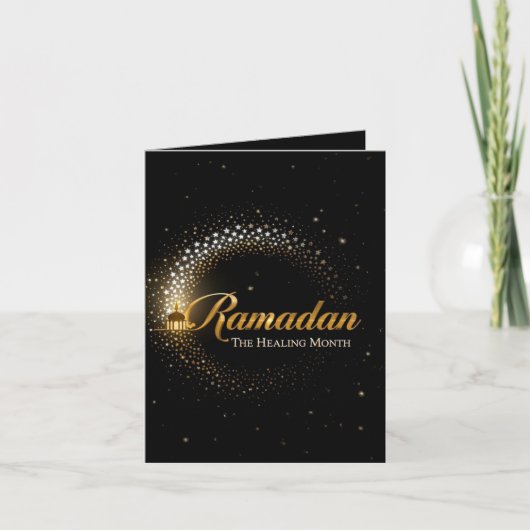 Personalisierte Ramadan MubaraK-Feiertagskarte Feiertagskarte (Vorderseite)