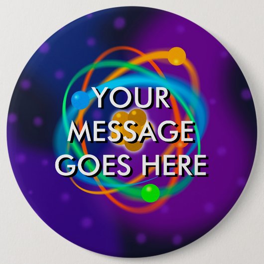 Personalisierte Rasterstrukturpunkte Button (Vorderseite)