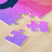 Personalisierte rätselrote Drachen fliegen Puzzle (Seite)