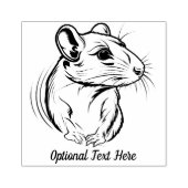 Personalisierte Ratte Gummistempel (Prägung)