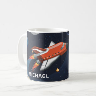 Personalisierte Raumfähre Galaxy Shuttle Travel Kaffeetasse