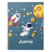 Personalisierte Raumfahrttechnik Notizblock (Vorderseite)