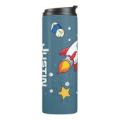 Personalisierte Raumfahrttechnik Thermosbecher (Nach links gedreht)