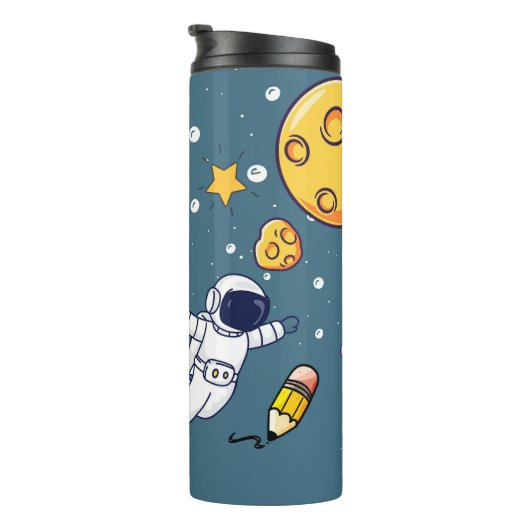 Personalisierte Raumfahrttechnik Thermosbecher (Nach rechts gedreht)