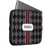 Personalisierte Raute Notebook-Tasche Laptopschutzhülle (Vorne Rechts)