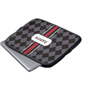Personalisierte Raute Notebook-Tasche Laptopschutzhülle (Vorne Knopf)
