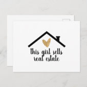 Personalisierte Realtor Postkarte (Vorne/Hinten)