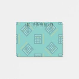 Personalisierte Rechenleistung Post-it Klebezettel