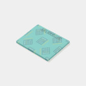 Personalisierte Rechenleistung Post-it Klebezettel (angewinkelt)