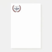 Personalisierte Rechtsanwalt-Geschenke Post-it Klebezettel (Vorderseite)