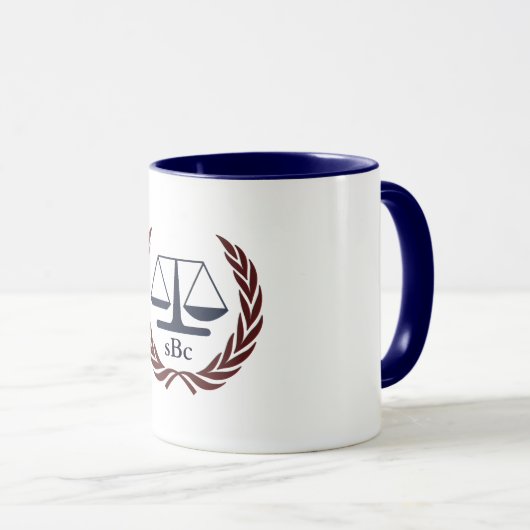 Personalisierte Rechtsanwalt-Geschenke Tasse (VorderseiteRechts)