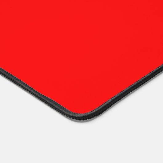 Personalisierte Red Desk Mat für Zuhause oder Offi Schreibtischunterlage (Ecke)