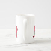 Personalisierte Red Hat-Tasse Porzellantasse (Rückseite)