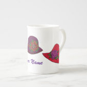 Personalisierte Red Hat-Tasse Porzellantasse (Vorderseite Rechts)